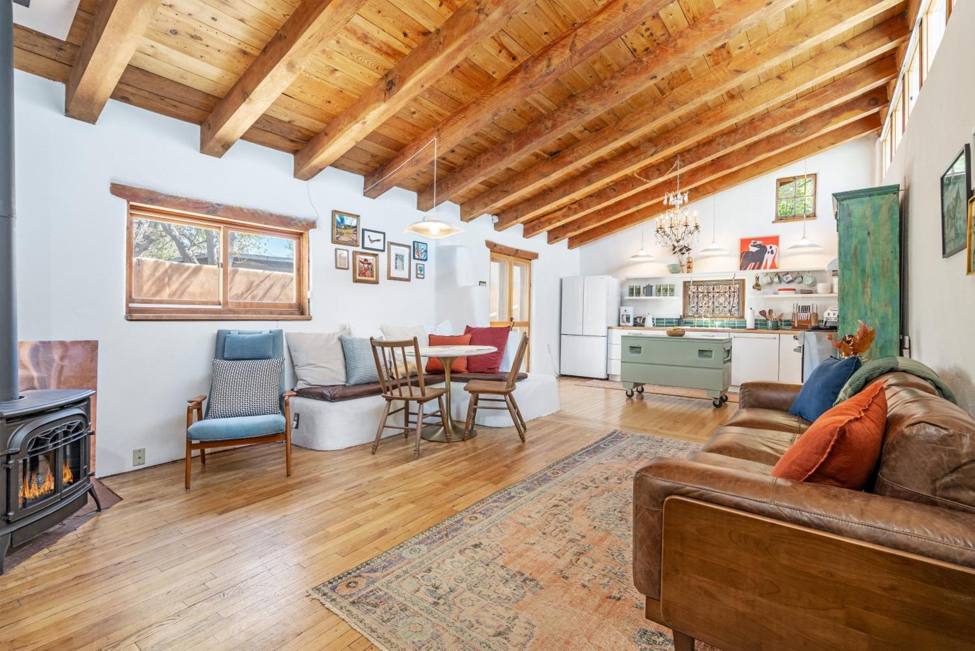 Heart Of Santa Fe - Adorable Hideaway - King And Queen - Walk To Everything - Fireplace - Ac Bagian luar foto